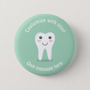 Tooth Ronde Button 5,7 Cm