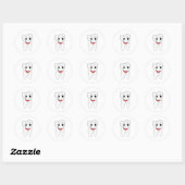Tooth Ronde Sticker (Vel)