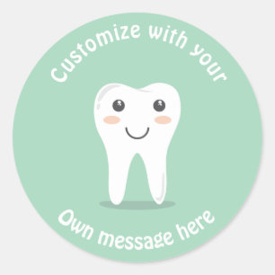 Tooth Ronde Sticker