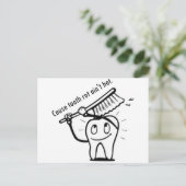 Tooth Rot Ain't Hot Briefkaart (Staand voorkant)