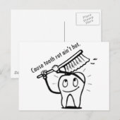 Tooth Rot Ain't Hot Briefkaart (Voorkant / Achterkant)