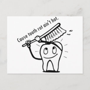 Tooth Rot Ain't Hot Briefkaart