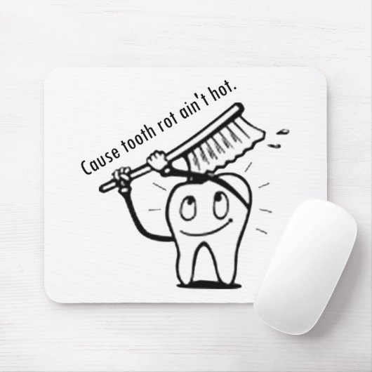 Tooth Rot Ain't Hot Muismat (Met muis)