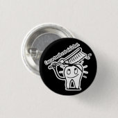 Tooth Rot Ain't Hot Ronde Button 3,2 Cm (Voorkant /achterkant)