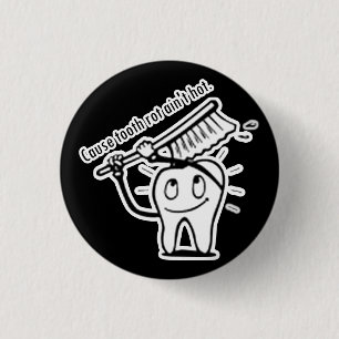 Tooth Rot Ain't Hot Ronde Button 3,2 Cm