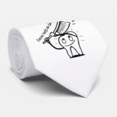 Tooth Rot Ain't Hot Stropdas (Opgerold)