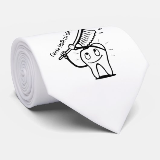 Tooth Rot Ain't Hot Stropdas (Opgerold)