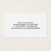 Tooth Shield | Dentist Kantoor Visitekaartje (Achterkant)