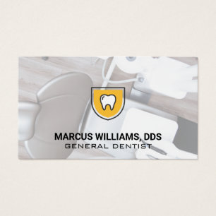 Tooth Shield   Dentist Kantoor Visitekaartje