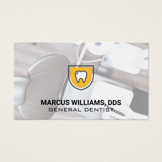 Tooth Shield | Dentist Kantoor Visitekaartje (Voorkant)