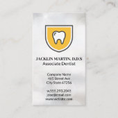 Tooth Shield | Dentist Logo Visitekaartje (Voorkant)