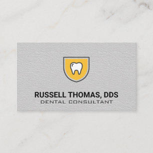 Tooth Shield-logo Leerstructuur Visitekaartje