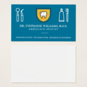 Tooth Shield Logo | Tand Visitekaartje (Voorkant /achterkant)