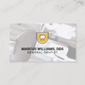Tooth Shield-pictogram | Dentist Kantoor Visitekaartje (Voorkant)