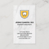 Tooth Shield-pictogram Visitekaartje (Voorkant)