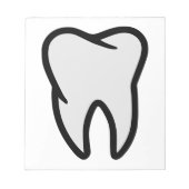 Tooth-symbool Notitieblok (Voorkant)