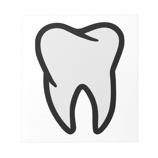 Tooth-symbool Notitieblok (Voorkant)