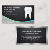 Tooth tandheelkundige tandheelkundige tandheelkund visitekaartje (Voorkant / Achterkant)