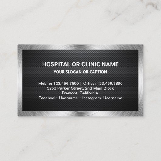 Tooth tandheelkundige tandheelkundige tandheelkund visitekaartje (Achterkant)