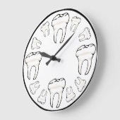 Tooth Time Clock Grote Klok (Hoek)