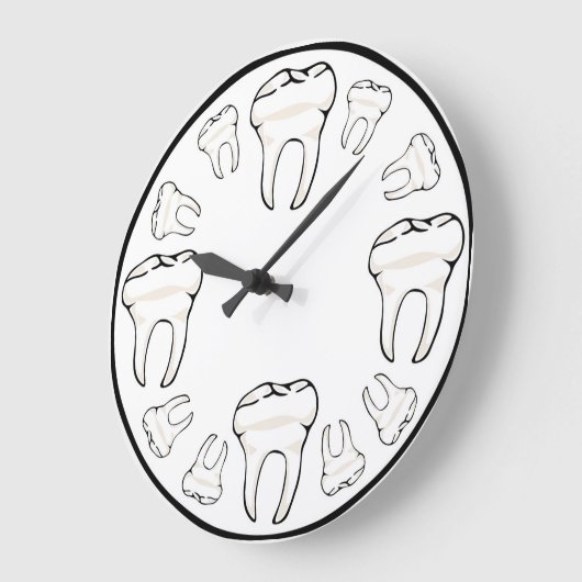 Tooth Time Clock Grote Klok (Hoek)