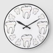 Tooth Time Clock Grote Klok (Voorkant)