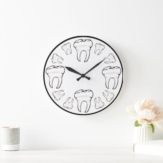 Tooth Time Clock Grote Klok (Huis)