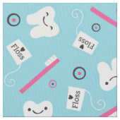 Tooth Toss in Blue Stof (Close Up)