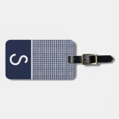 Tooth-verbinding zwart-wit, kleurenblok bagagelabel (Voorkant horizontaal)