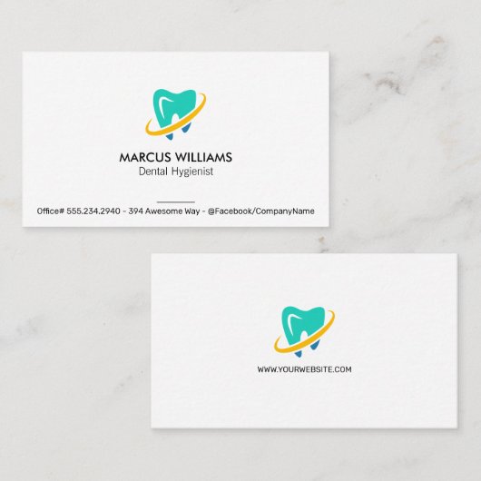 Tooth Visitekaartje (Voorkant / Achterkant)