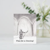 Tooth Washer Appointherinnering Briefkaart (Staand voorkant)