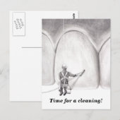 Tooth Washer Appointherinnering Briefkaart (Voorkant / Achterkant)