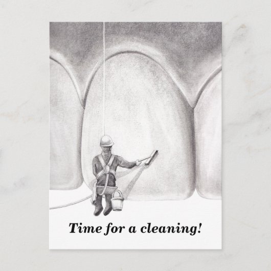 Tooth Washer Appointherinnering Briefkaart (Voorkant)