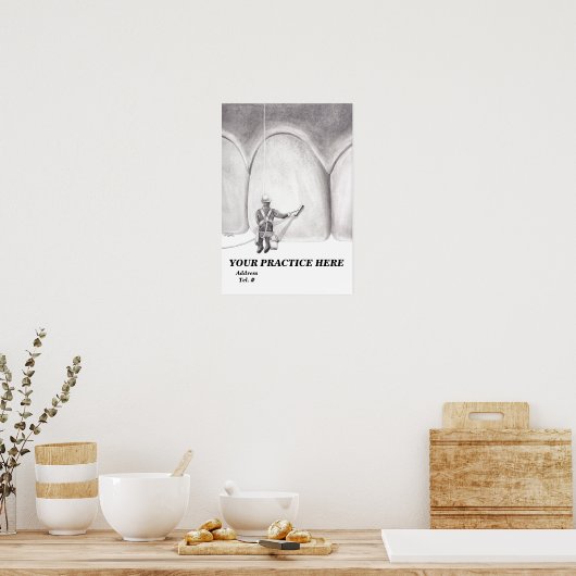 Tooth Washer Poster [aangepaste sjabloon] (Keuken)