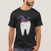 Tooth Witch Lazy Halloween Costume Dentist Dental T-shirt (Voorkant)