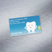 Tooth with Floss, Dentist Visitekaartje Magneet (Voorbeeld)