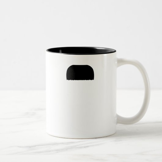 Toothborstel Mustache Tweekleurige Koffiemok (Rechts)