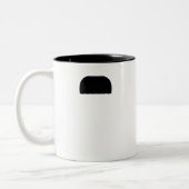 Toothborstel Mustache Tweekleurige Koffiemok (Links)