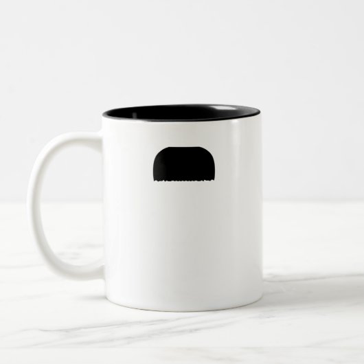 Toothborstel Mustache Tweekleurige Koffiemok (Links)