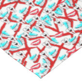 Toothborstel Tandpasta-schuim Tafelkleed (Gekanteld)