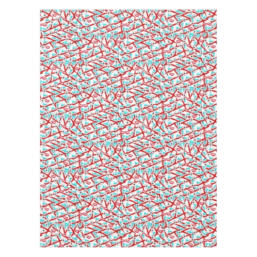 Toothborstel Tandpasta-schuim Tafelkleed (Voorkant)