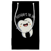 Toothday's De Dag Grappige Tandpuns Donker BG Klein Cadeauzakje (Voorkant)
