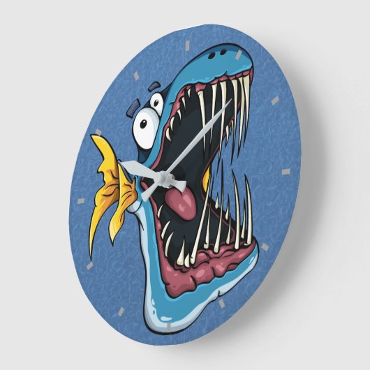 Toothy Fish Wall klok (Hoek)