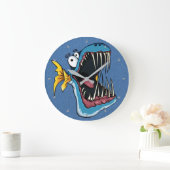 Toothy Fish Wall klok (Huis)