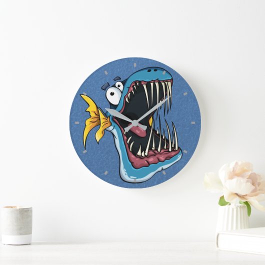 Toothy Fish Wall klok (Huis)
