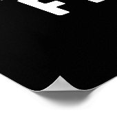 Toothy Fruity Fruit Pun Dark BG Poster (Hoek)