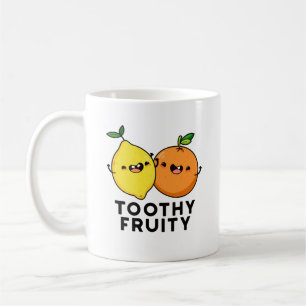 Toothy Fruity Grappig Fruit Pun Koffiemok