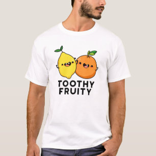 Toothy Fruity Grappig Fruit Pun T-shirt