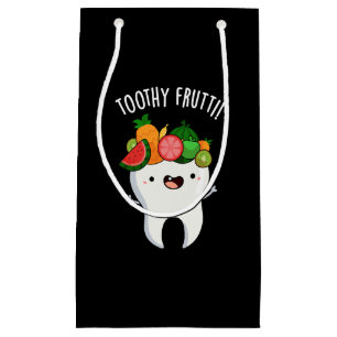 Toothy Fruity Grappige Tandpuns Donker BG Klein Cadeauzakje