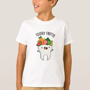 Toothy Fruity Grappige Tandpuns T-shirt